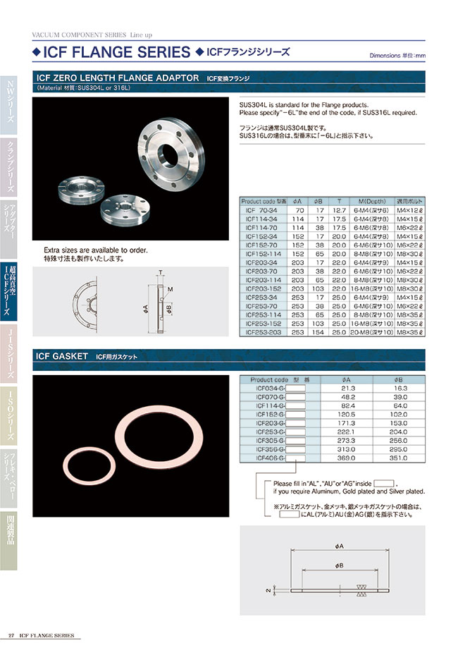 ICF152-70 | Vacuum Plumbing Parts - Conversion Flange, Flange