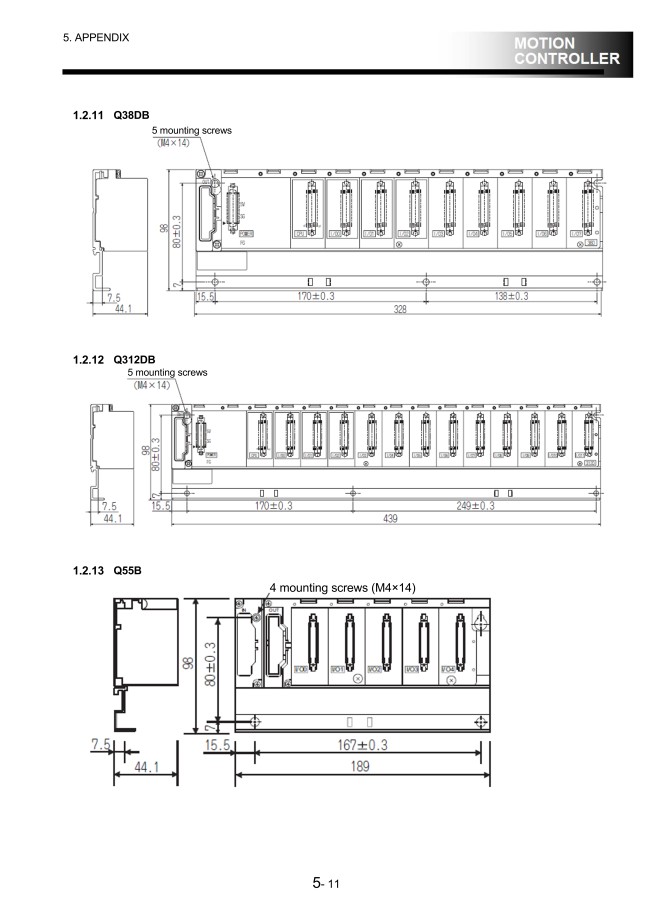 Q38DB | PLC Base Units - MELSEC-Q Series, CPU High Speed