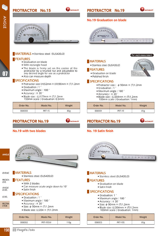 Adjustable 0~180° Stainless Steel Protractor 14.5c... – Grandado - View #7