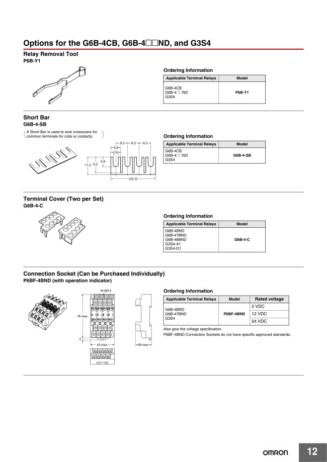 G6B-4CB DC24 | Terminal Relays - G6B-4CB | OMRON | MISUMI G6B-4CB DC24 | Terminal Relays - G6B-4CB | OMRON | MISUMI