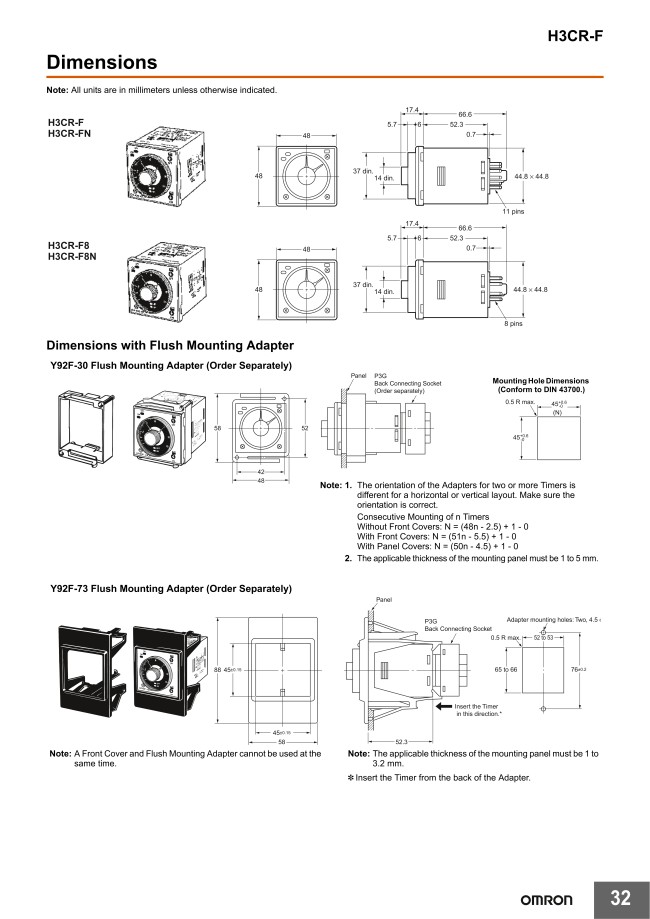 H3CR-G8L AC200-240 | Timers & Calendar Timers - Solid State Timer
