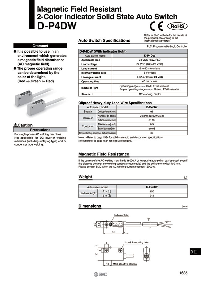 D-M9NMAPC Solid State Auto Switch, Direct Mounting Style,, 56% OFF