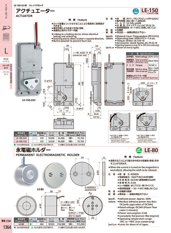 Electronic Lock Accessories - Electro Permanent Magnetic